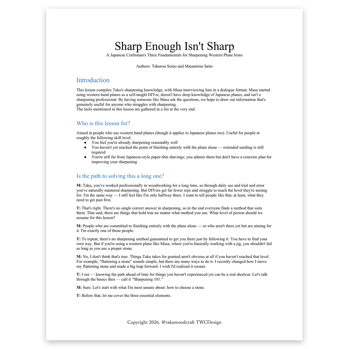 Lesson page 1 (free to read)