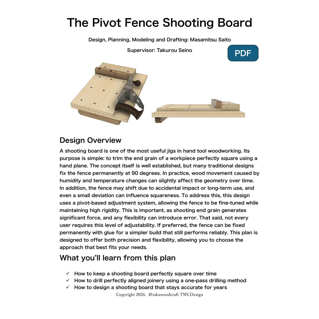 The Pivot Fence Shooting Board ver.0.1