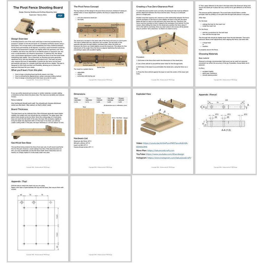 The Pivot Fence Shooting Board ver.0.1